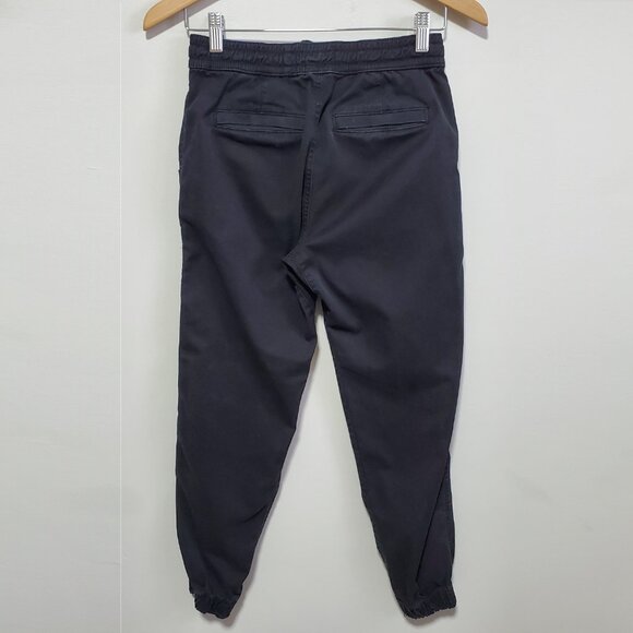 DUER DU/ER Live Lite Twill Joggers Pants Pull-On Stretch Black Women's XS x 27" - Picture 8 of 16